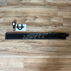 Upper Lever Belt Black And White Small Weightlifting Belt Working Out Gym Belt